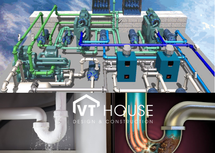 Ảnh hưởng của bản thiết kế cấp thoát nước sai và giải pháp tối ưu từ VT-House
