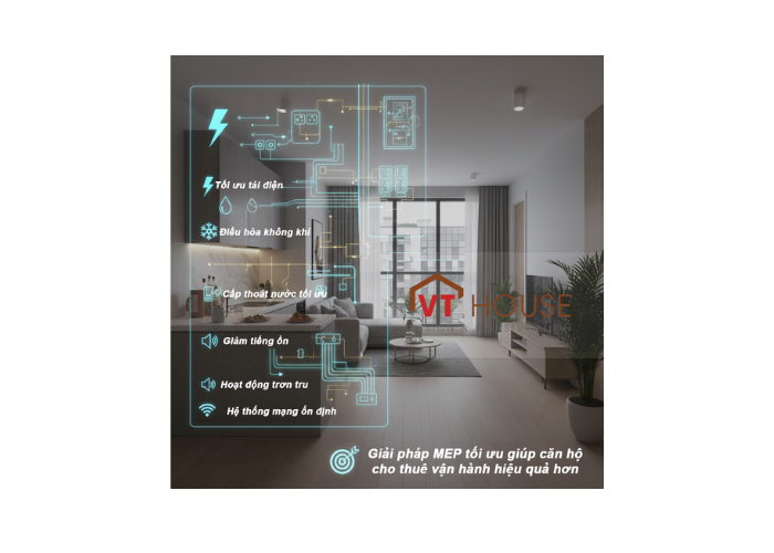 Giải Pháp MEP Tối Ưu Giúp Căn Hộ Cho Thuê Vận Hành Hiệu Quả Hơn